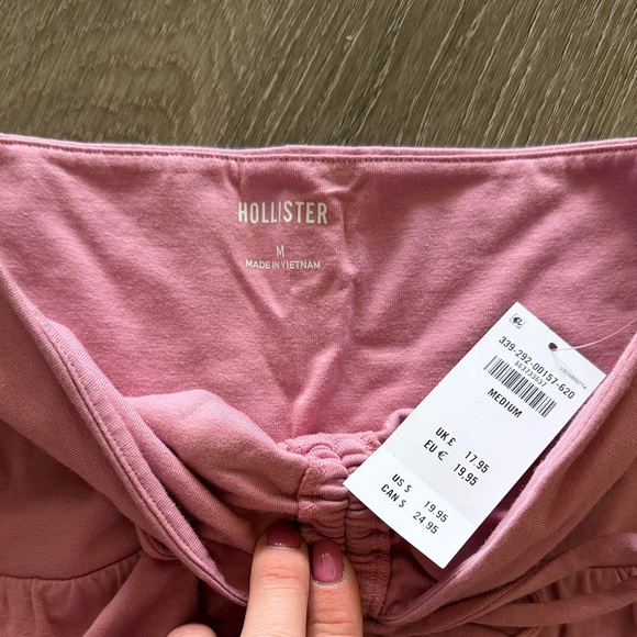 Hollister Mauve Pink Strapless Babydoll Top - Picture 2 of 3